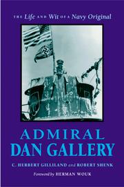 Cover of: Admiral Dan Gallery by C. Herbert Gilliland