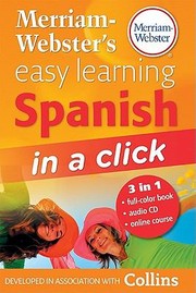 Cover of: MerriamWebsters Easy Learning Spanish in a Click With CD Audio by 