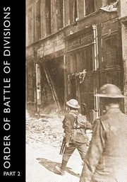 Cover of: Order of Battle of Divisions Part 2a  2b