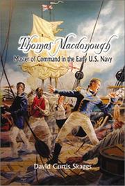 Cover of: Thomas Macdonough: master of command in the early U.S. Navy