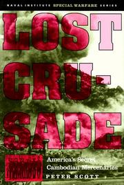 Cover of: Lost crusade by Scott, Peter
