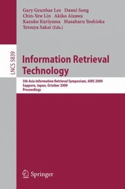 Cover of: Information Retrieval Technology
            
                Lecture Notes in Computer Science