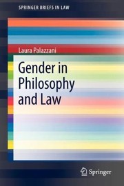 Cover of: Gender in Philosophy and Law
            
                Springerbriefs in Law