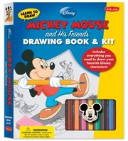 Cover of: Learn to Draw Disney Mickey Mouse and His Friends With Crayons and PensPencils and Stencils and Eraser and Sharpener and Marker and Paper
            
                Licensed Learn to Draw