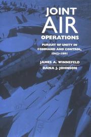Cover of: Joint air operations by James A. Winnefeld
