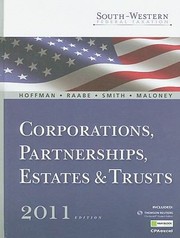 Cover of: Southwestern Federal Taxation 2011 Corporations Partnerships Estates And Trusts Vol 2 With Taxcut Tax Preparation Software Cdrom