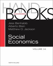 Cover of: Handbook of Social Economics Volume 1A
            
                Handbooks in Economics NorthHolland