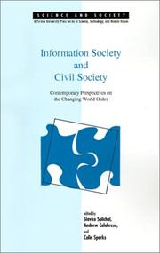 Cover of: Information society and civil society: contemporary perspectives on the changing world order