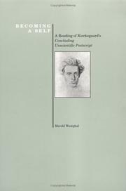 Cover of: Becoming a self: a reading of Kierkegaard's concluding unscientific postscript