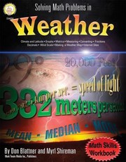 Cover of: Solving Math Problems in Weather Grades 5  8