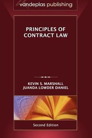 Cover of: Principles of Contract Law  Second Edition