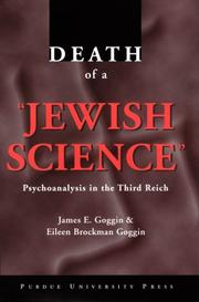 Death of a "Jewish science" by James E Goggin, Eileen Brockman-Goggin, James, E Goggin, Eileen, Brockman Goggin