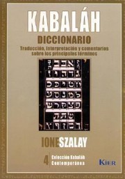 Cover of: Kabalah Diccionario