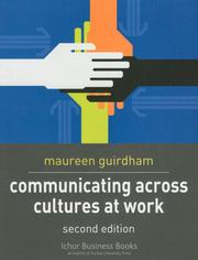Cover of: Communicating across cultures at work by Maureen Guirdham