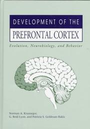 Cover of: Development of the prefrontal cortex: evolution, neurobiology, and behavior