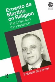 Cover of: Ernesto de Martino on Religion
            
                Key Thinkers in the Study of Religion