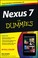 Cover of: Nexus 7 for Dummies Google Tablet