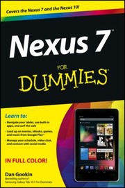 Nexus 7 for Dummies Google Tablet by Dan Gookin