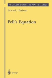 Cover of: Pells Equation
            
                Problem Books in Mathematics