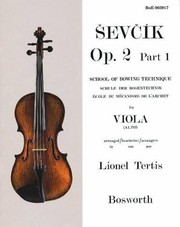 Cover of: Sevcik for Viola