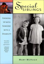 Cover of: Special siblings by Mary McHugh