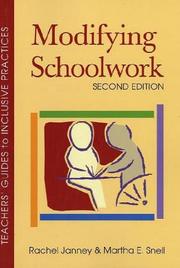 Cover of: Modifying Schoolwork (Teachers Guides to Inclusive Practices)