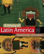 Cover of: A History of Latin America Volume 1