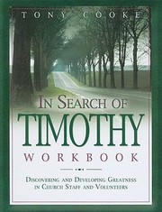 Cover of: In Search of Timothy Workbook
            
                In Search of Timothy