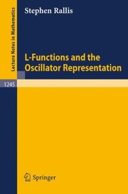 Cover of: LFunctions and the Oscillator Representation
            
                Lecture Notes in Mathematics