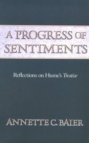 Cover of: A Progress of Sentiments