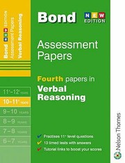 Cover of: Bond Fourth Papers in Verbal Reasoning 1011 Years