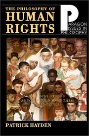Cover of: The Philosophy of Human Rights