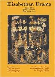 Cover of: Elizabethan drama by edited and with introductions by John Gassner and William Green.