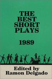 Cover of: The Best Short Plays of 1989 by Hal Leonard Corp.