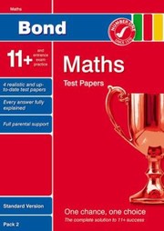 Cover of: Bond 11 Test Papers Maths Standard Pack 2