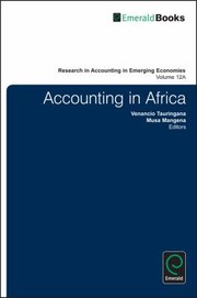 Cover of: Accounting in Africa
            
                Research in Accounting in Emerging Economies