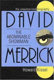 Cover of: David Merrick - The Abominable Showman by Howard Kissel, Howard Kissel