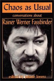 Cover of: Chaos as Usual by Rainer Werner Fassbinder, Juliane Lorenz
