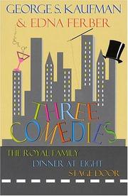 Cover of: Three Comedies
