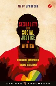 Cover of: Sexuality and Social Justice in Africa
            
                African Arguments