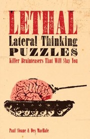 Cover of: Lethal Lateral Thinking Puzzles