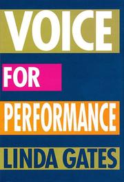 Cover of: Voice for Performance by Linda Gates