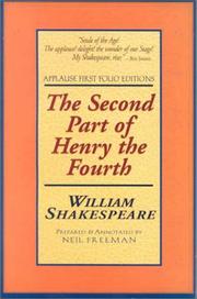 Cover of: The Second Part of Henry the Fourth by William Shakespeare