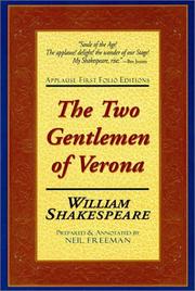 Cover of: The two gentlemen of Verona by William Shakespeare