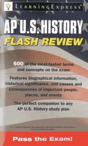 Cover of: AP US History Flash Review