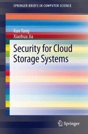 Cover of: Security for Cloud Storage Systems
            
                Springerbriefs in Computer Science