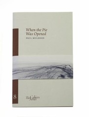 Cover of: When the Pie Was Opened
            
                Sylph Editions  Cahiers by 