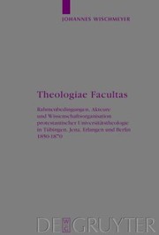Theologiae Facultas
            
                Arbeiten Zur Kirchengeschichte by Johannes Wischmeyer