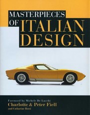 Cover of: Masterpieces of Italian Design