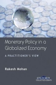 Cover of: Monetary Policy in a Globalized Economy
            
                Oxford Collected Essays